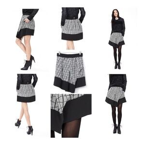 BANANA REPUBLIC Asymmetrical Jacquard Skirt
